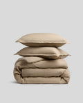 Linen Duvet Cover Set - Toast F/Q