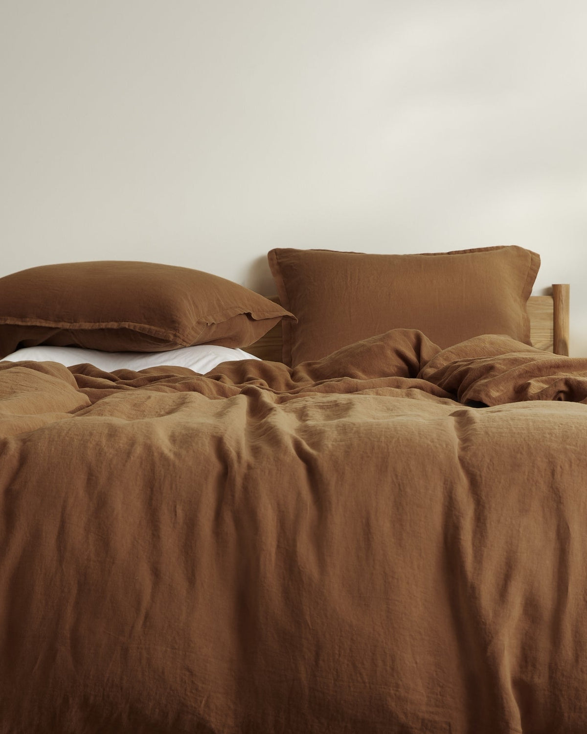 Linen Duvet Cover Set - Tobacco K/CK - Image 4