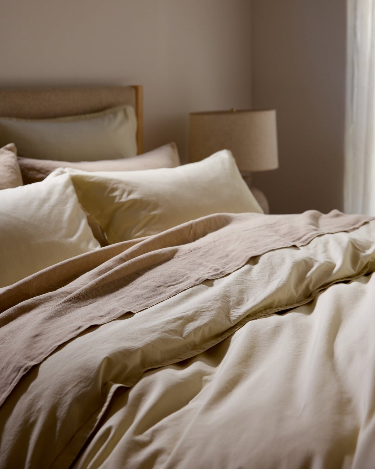 Linen Duvet Cover (Toast) - Image 2
