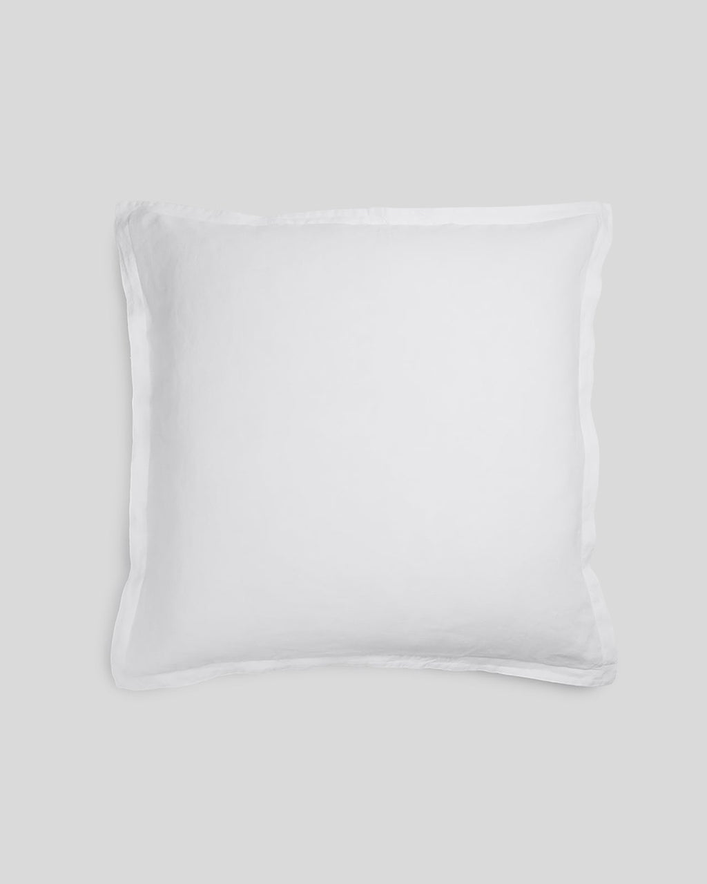 Linen Euro Sham (White)
