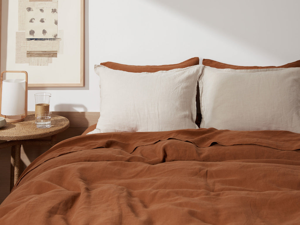 Classic Linen Sham Set - FINAL SALE (Bone) - Image 2