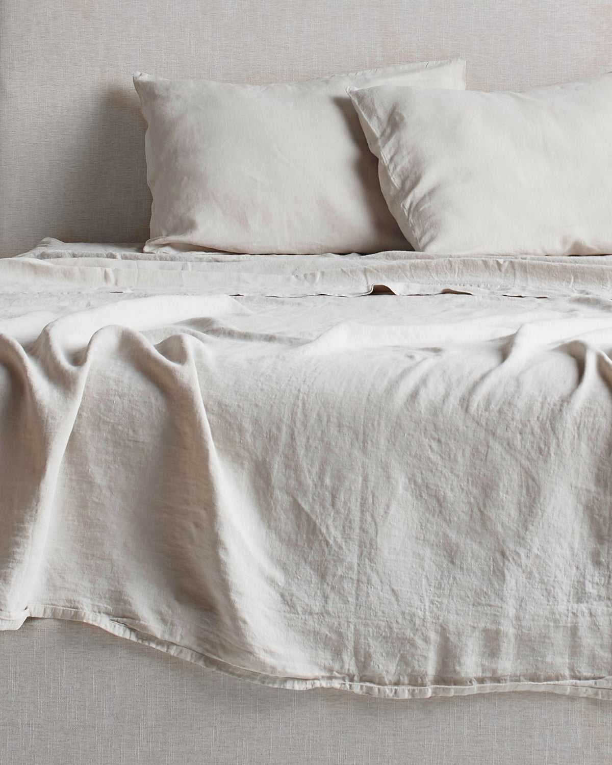 Linen Sheet Set - Bone F/Q - Image 6