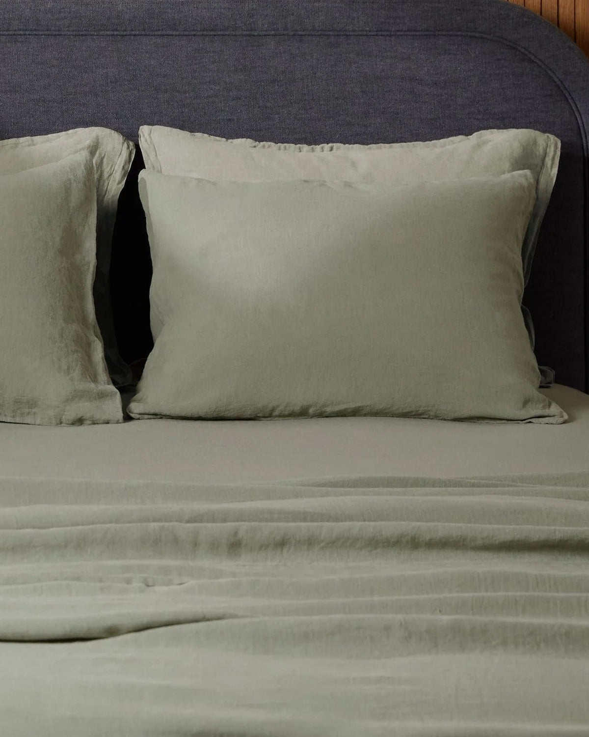 Linen Sheet Set - Moss F/Q - Image 2