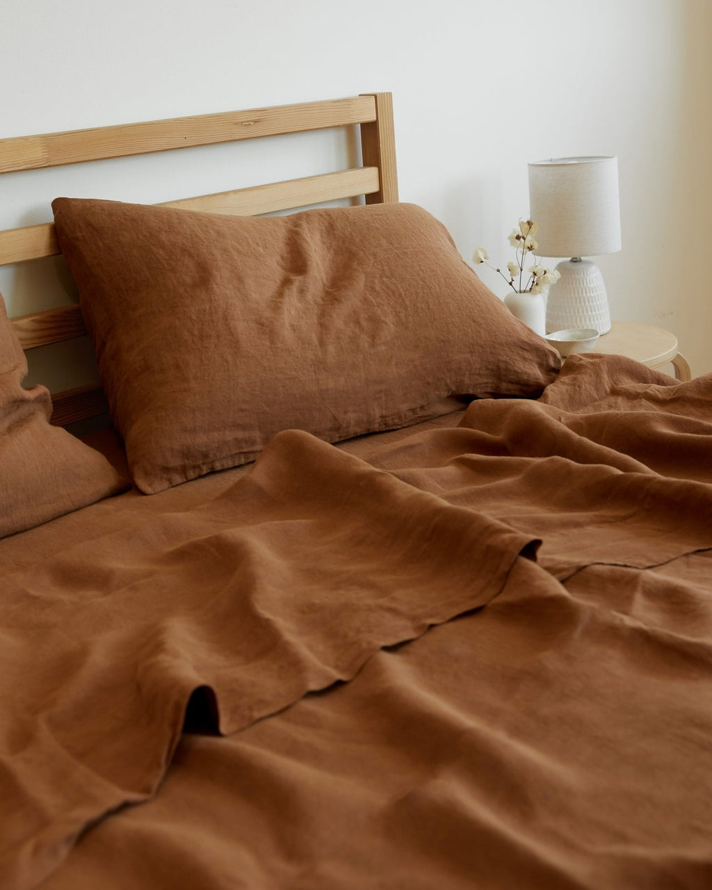 Linen Sheet Set - Tobacco F/Q - Image 4