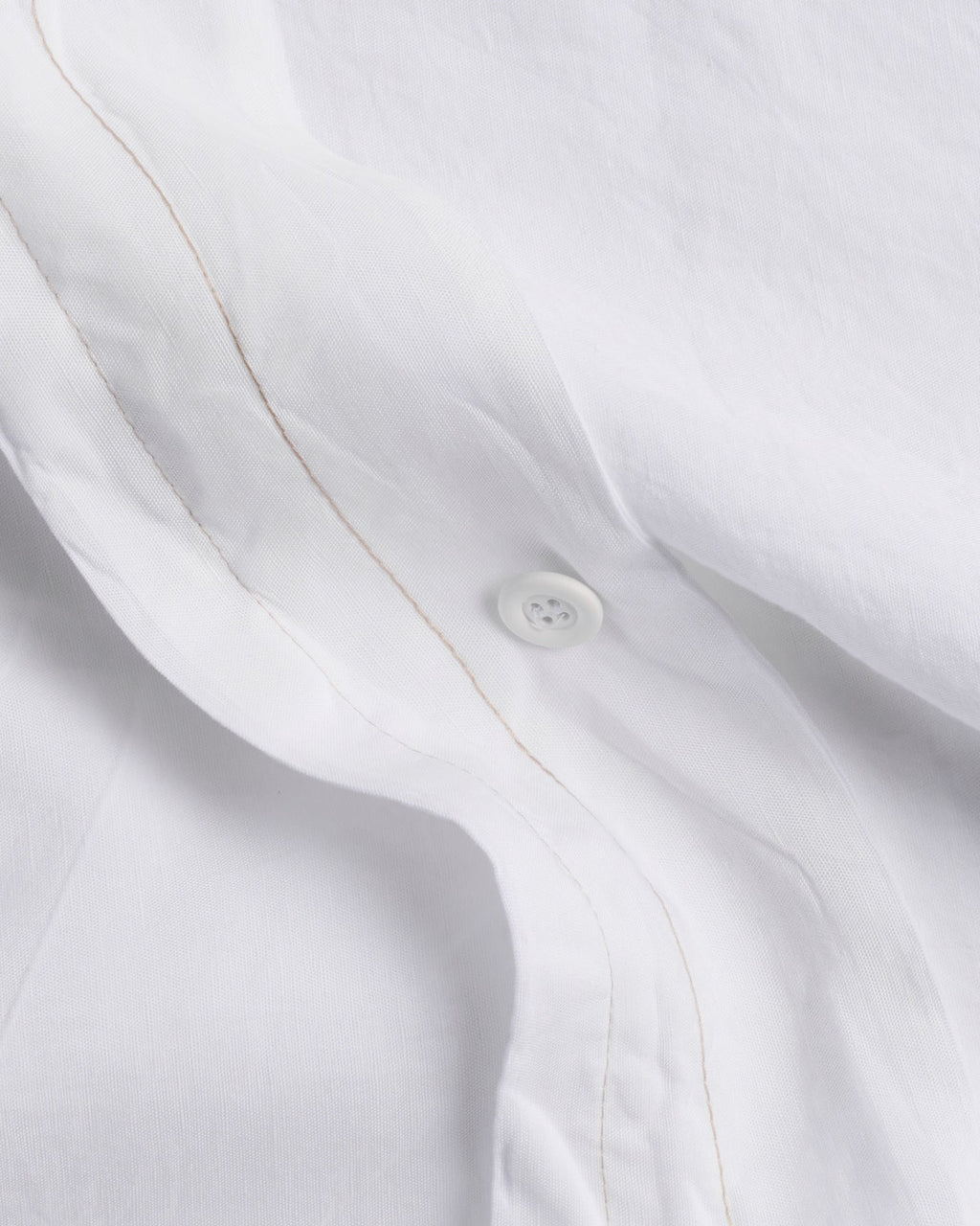 Linen Tencel Duvet Cover (White) - Image 3