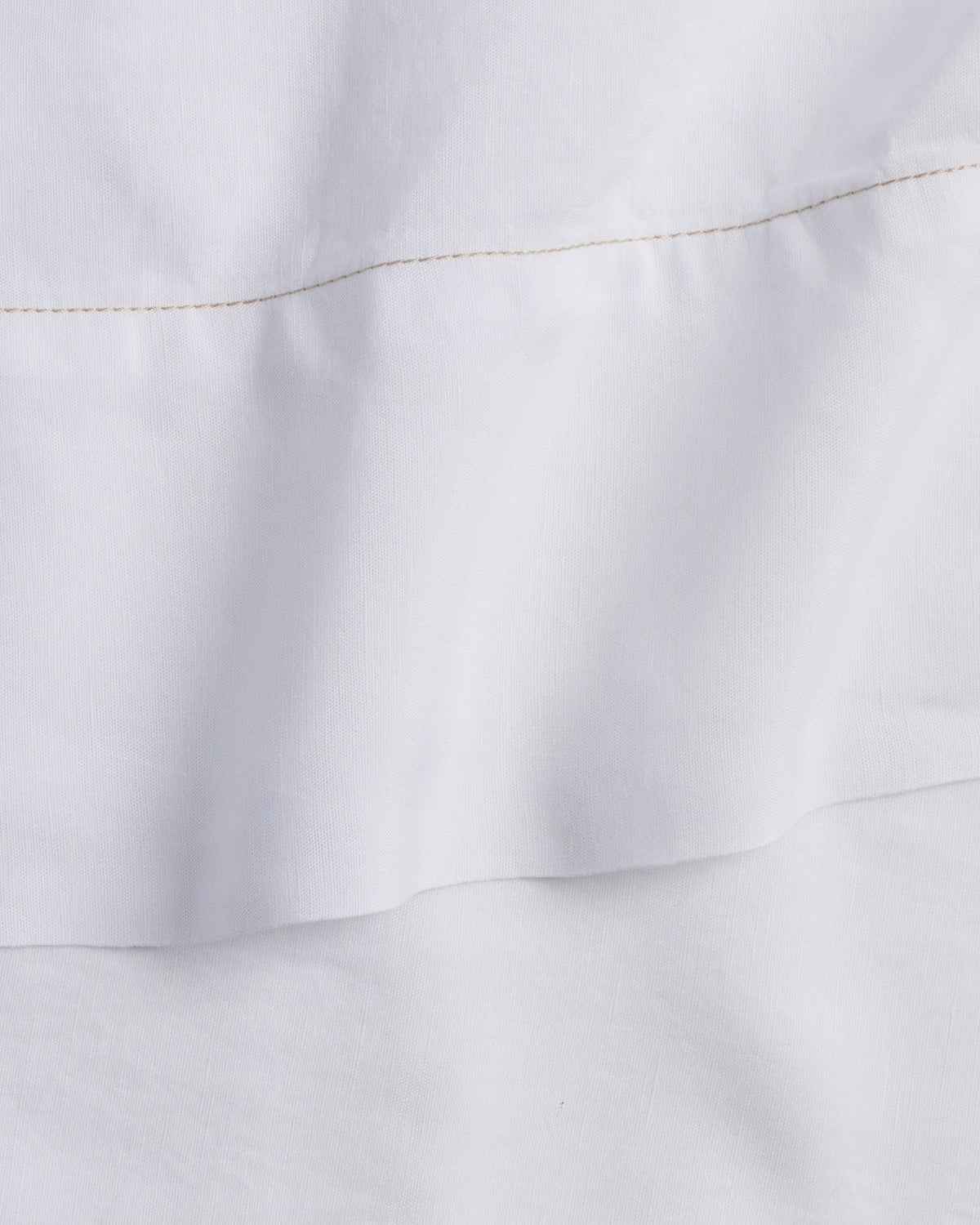 Linen Tencel Top Sheet (White) - Image 3