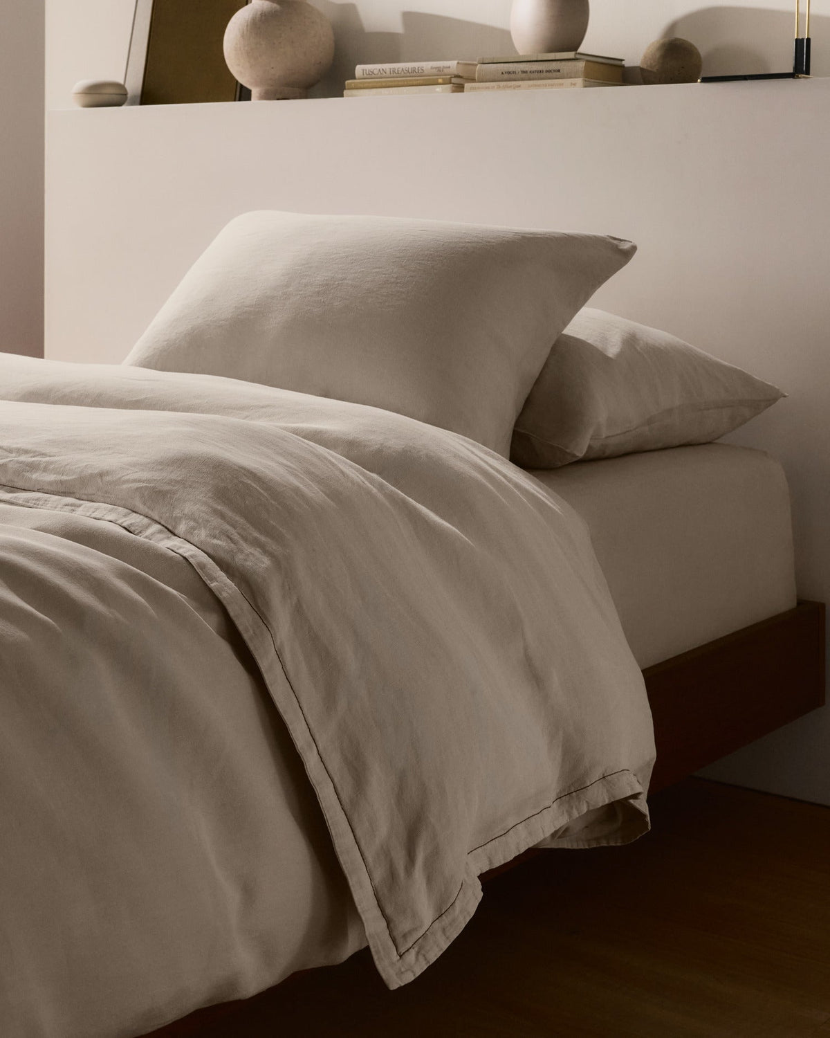 Linen Tencel Venice Set - Bone F/Q - Image 2