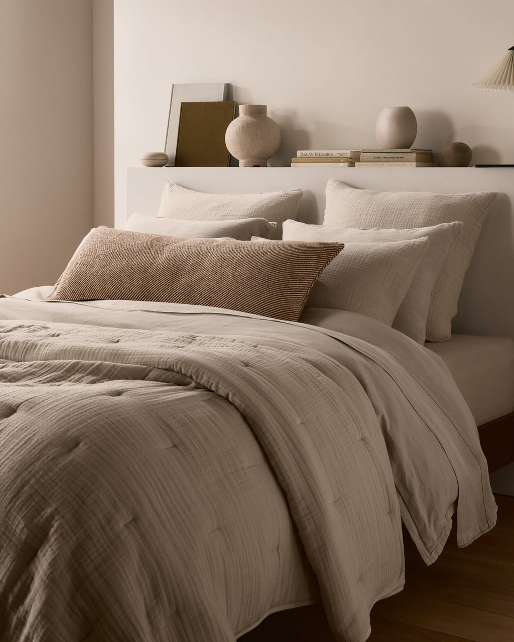 Chenille Twill Lumbar Pillow Cover - FINAL SALE (Natural) - Image 2