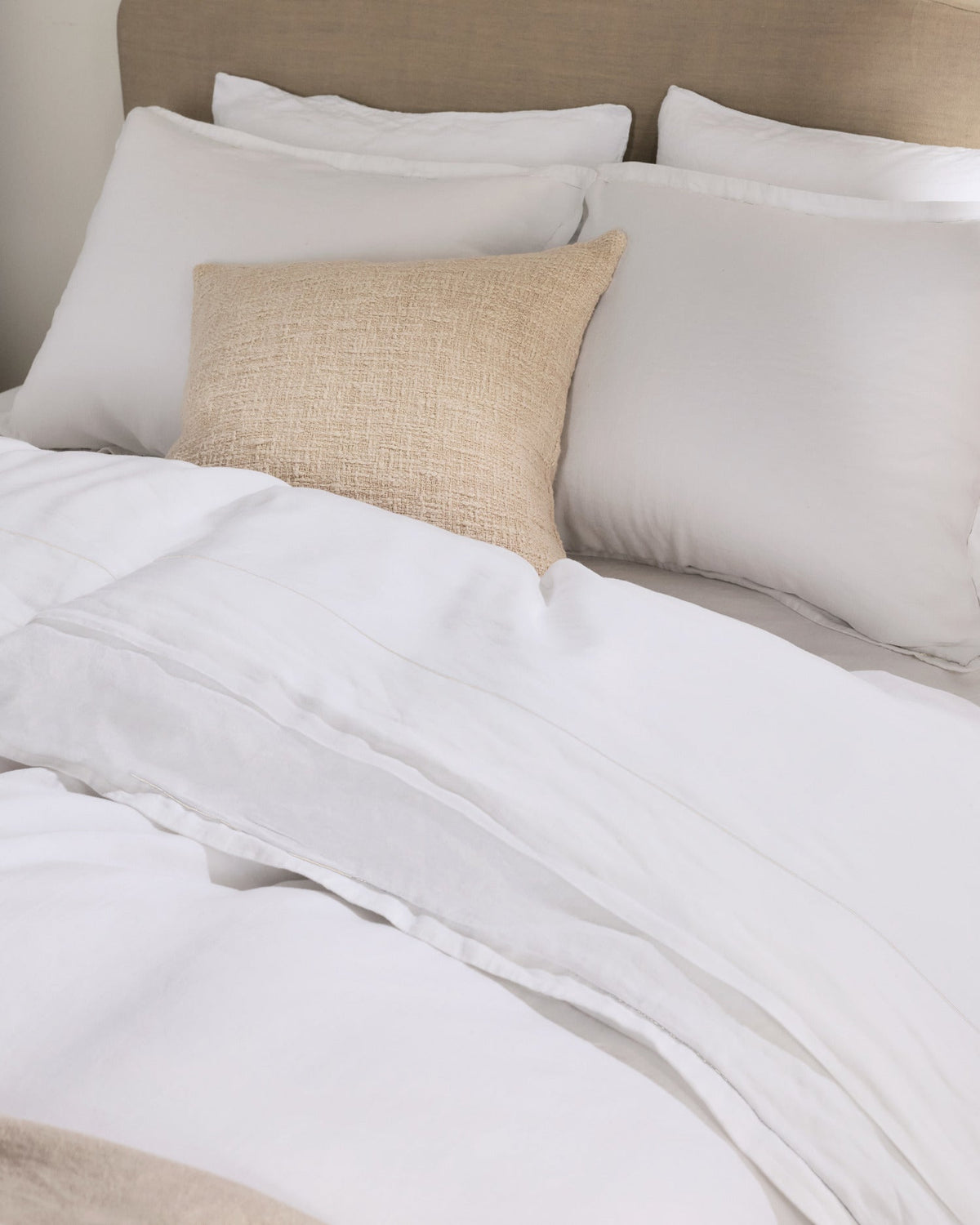 Linen Tencel Bundle - White F/Q - Image 4