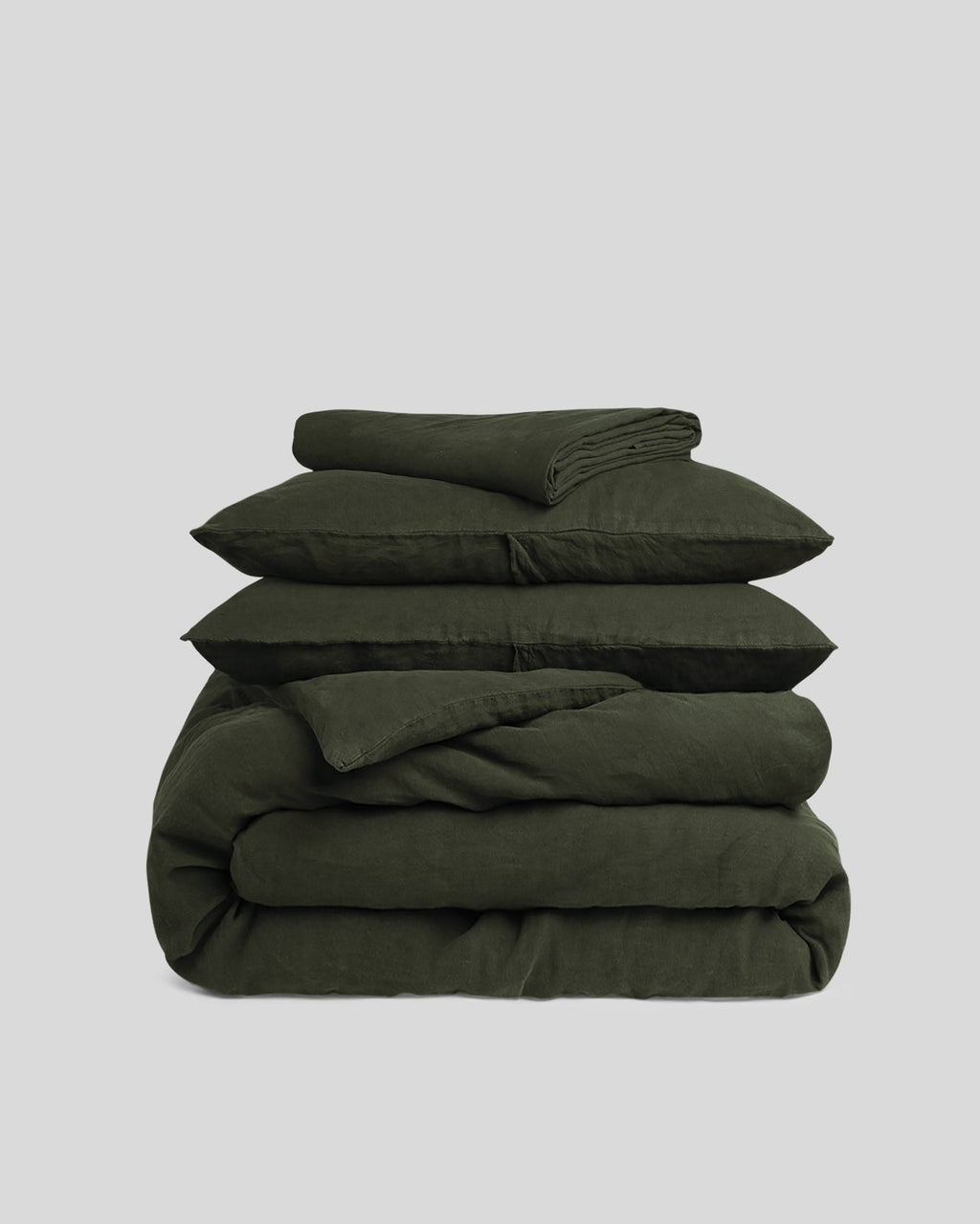 Linen Venice Set - Evergreen F/Q