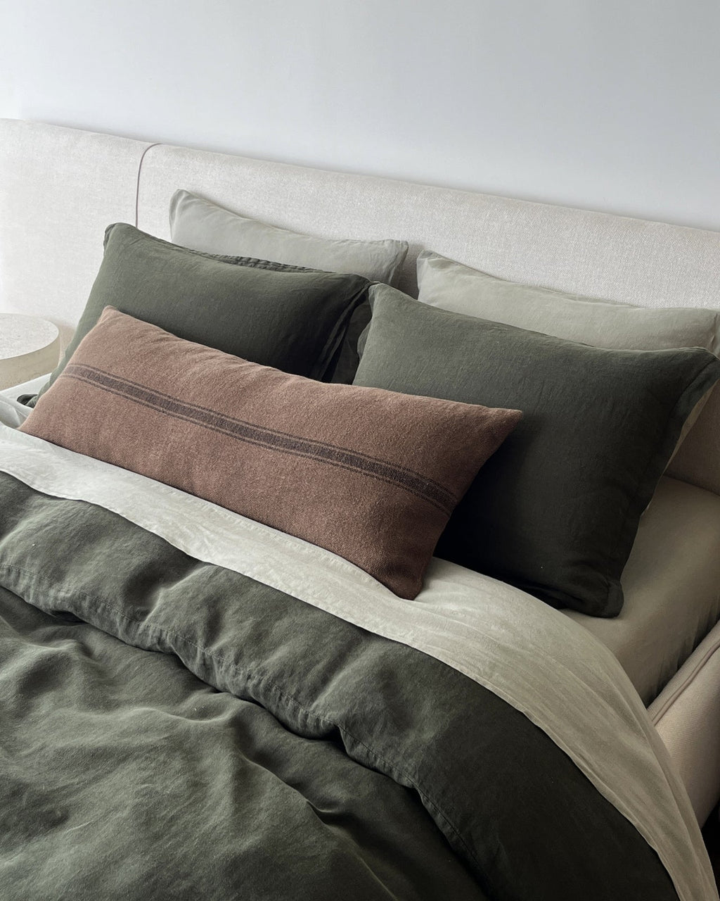 Linen Venice Set - Evergreen F/Q - Image 2