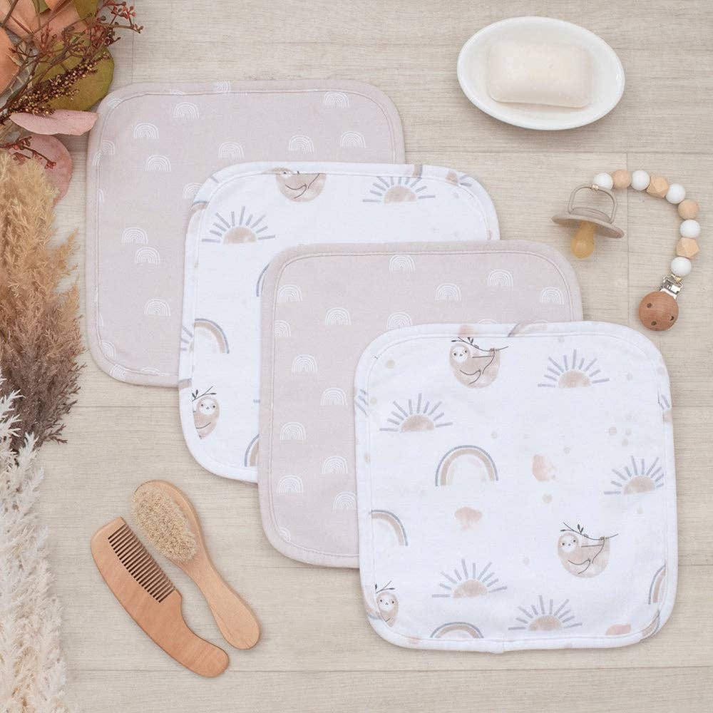 Living Textiles 5pc Bath Gift Set - Rainbow Sloth - Image 8
