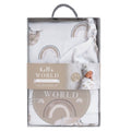 Living Textiles Hello World Gift Set - Rainbow Sloth