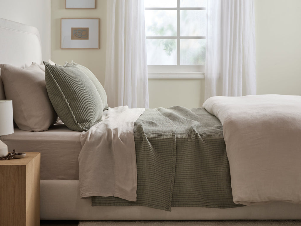 Matelasse Coverlet (Moss) - Image 2
