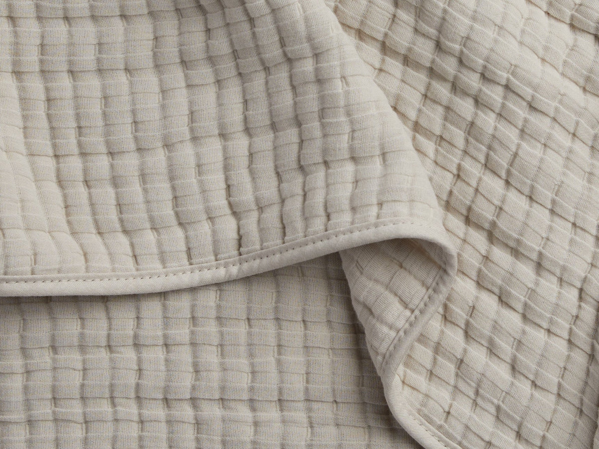 Organic Air Cotton Toddler Quilt (Bone) - Image 2