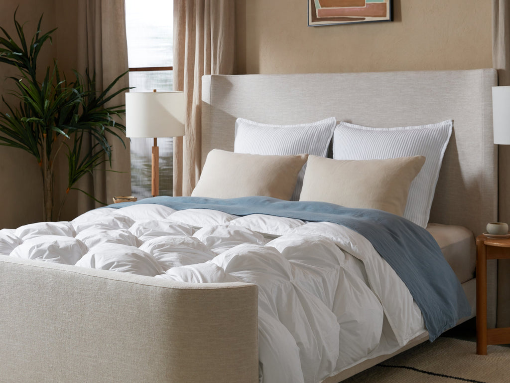 Organic Cotton Puff Comforter (White) - Image 2