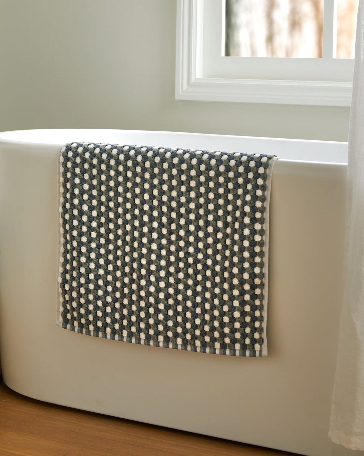 Organic Mosaic Tub Mat (Moss and Dusk) - Image 2