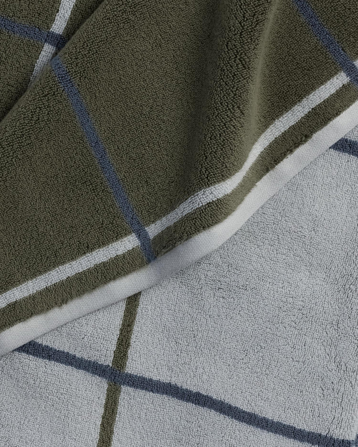 4+4 Organic Plush Bath Bundle - Thyme Windowpane - Image 3