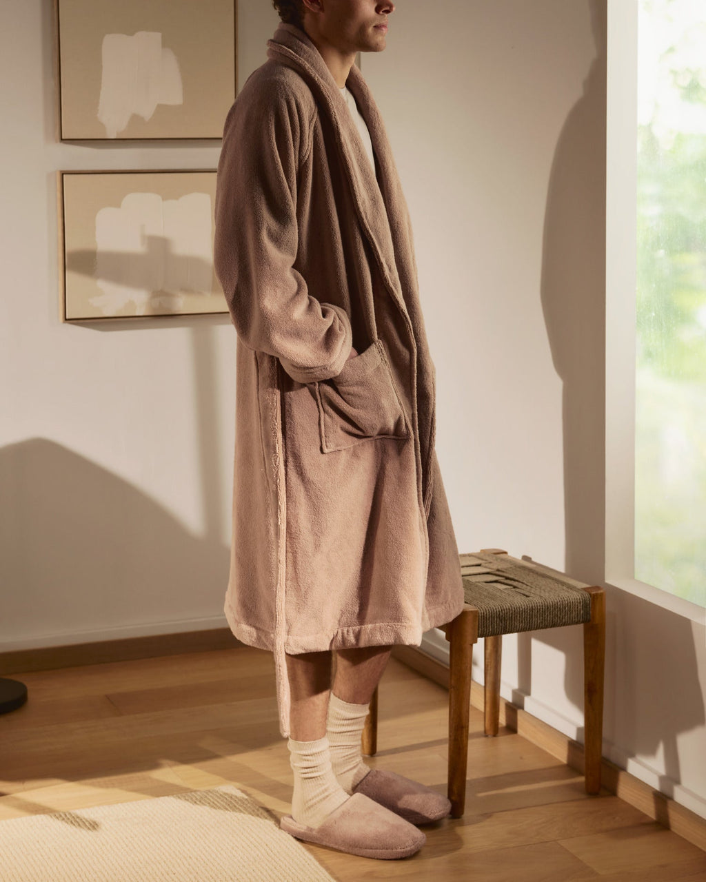 Classic Plush Robe (Adobe) - Image 3