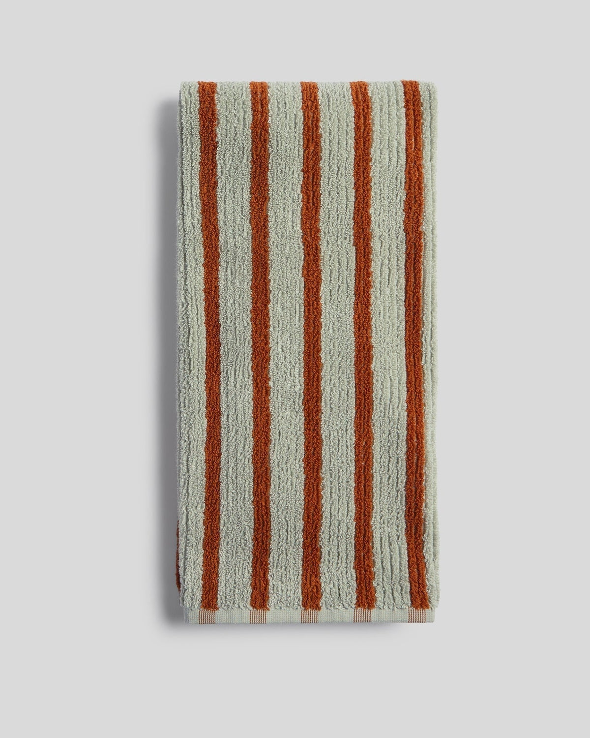 6+6 Organic Resort Stripe Bath Bundle - Sage with Russet - Image 4