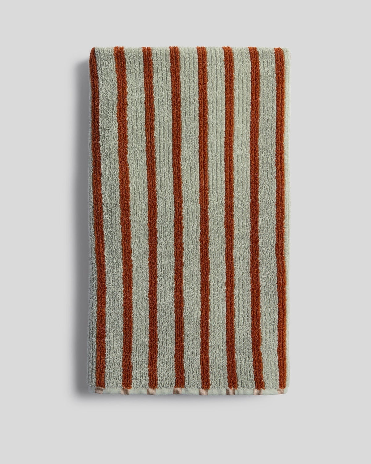 4+4 Organic Resort Stripe Bath Bundle - Sage with Russet - Image 5