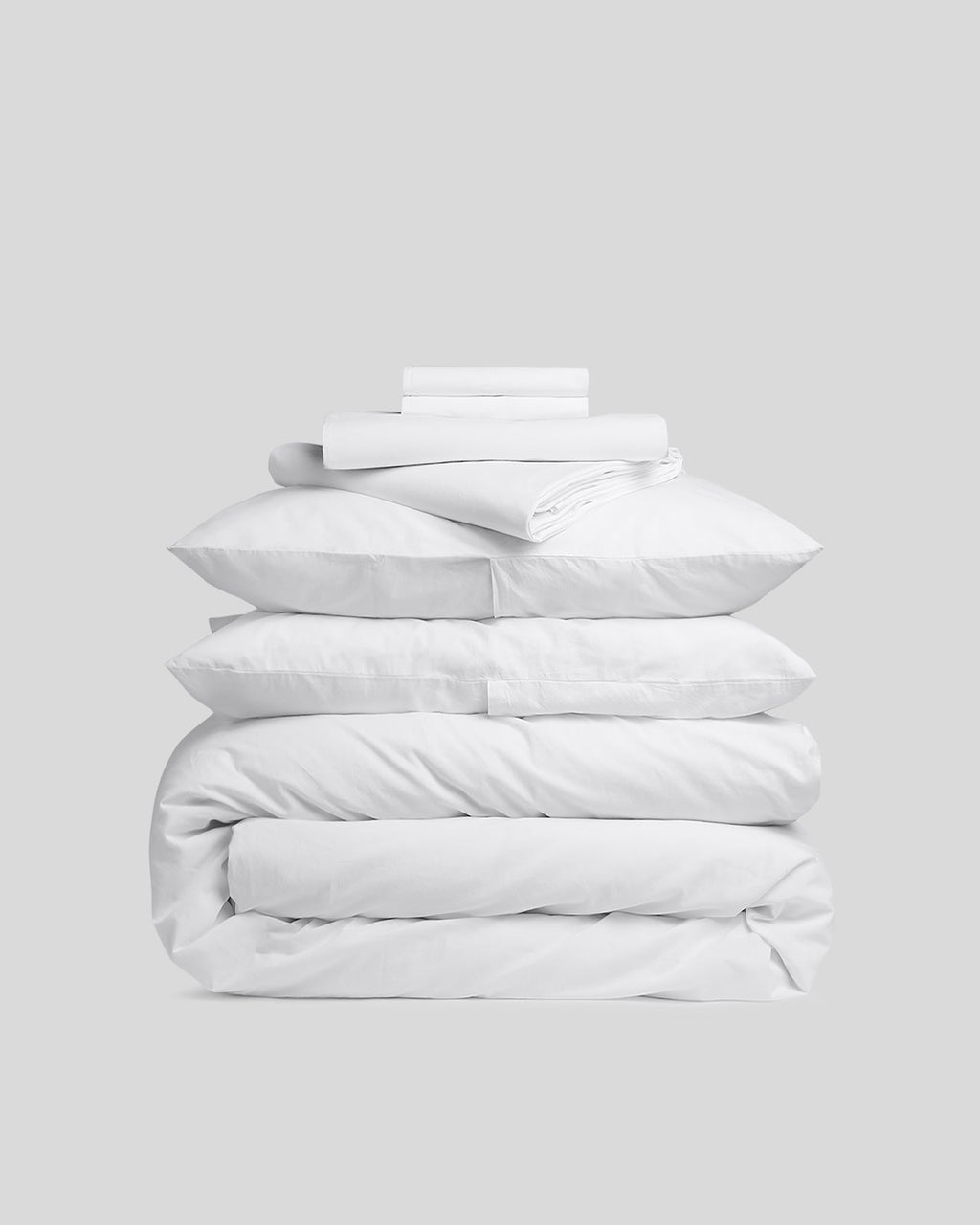 Percale Bundle - White K/CK