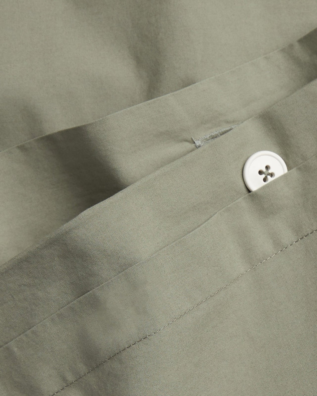 Percale Duvet Cover (Moss) - Image 3
