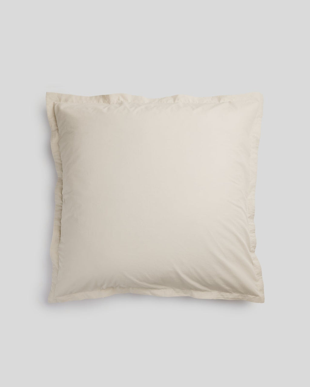 Percale Euro Sham (Bone)