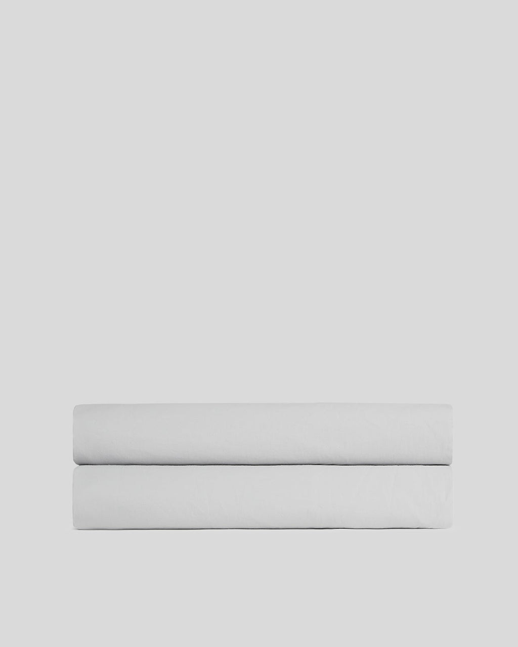 Percale Fitted Sheet - FINAL SALE (Light Grey)