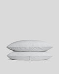 Percale Pillowcase Set - FINAL SALE (Light Grey)