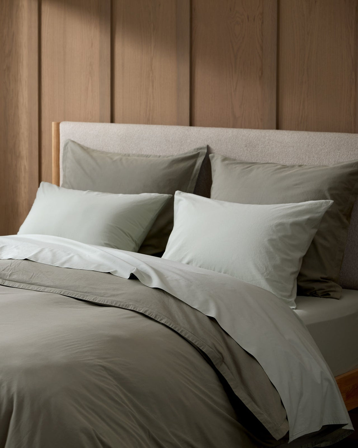Percale Pillowcase Set - FINAL SALE (Sage) - Image 4