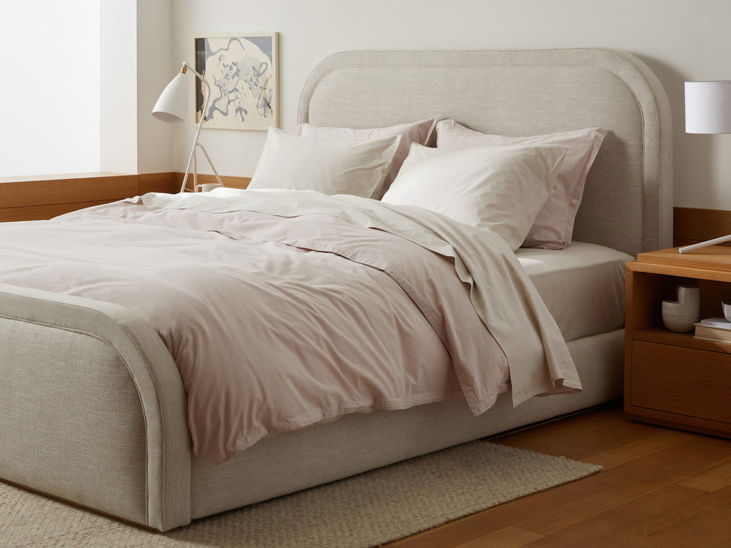 Percale Pillowcase Set - FINAL SALE (Sand) - Image 2