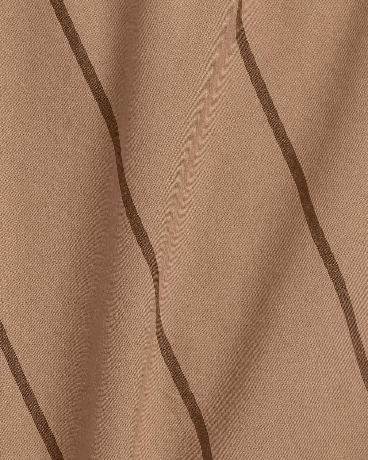 Percale Duvet Cover Set - Adobe Stripe TW/XL - Image 3