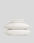 Percale Sheet Set - Cream K/CK