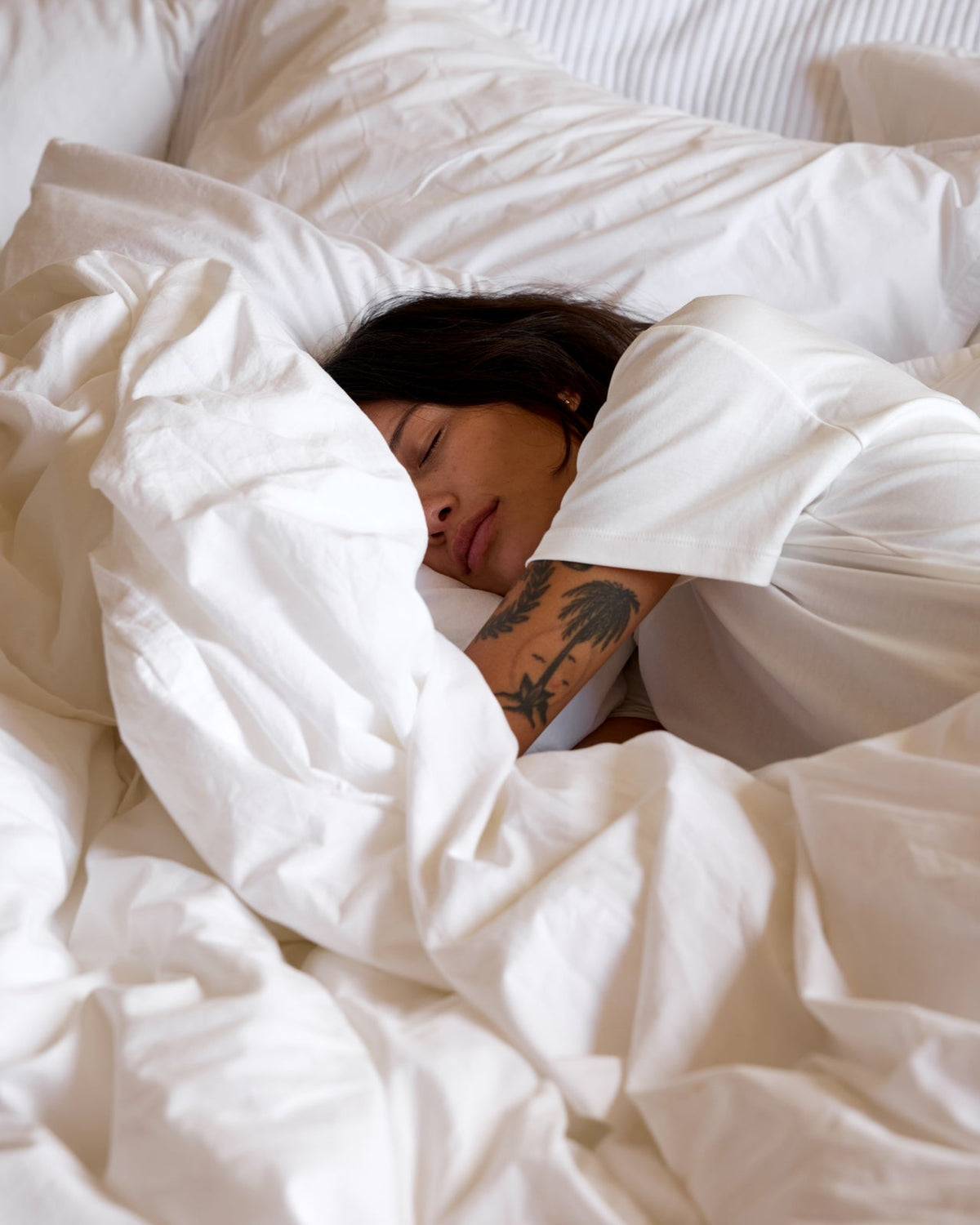 Percale Sheet Set - White F/Q - Image 4