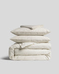 Percale Venice Set - Bone Stripe K/CK