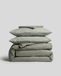 Percale Venice Set - Moss Stripe K/CK