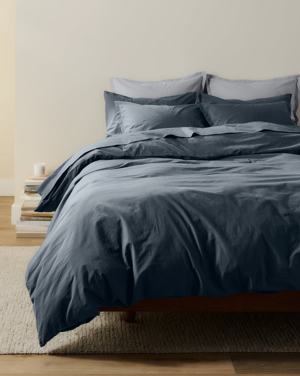 Percale Euro Sham (Sky) - Image 3