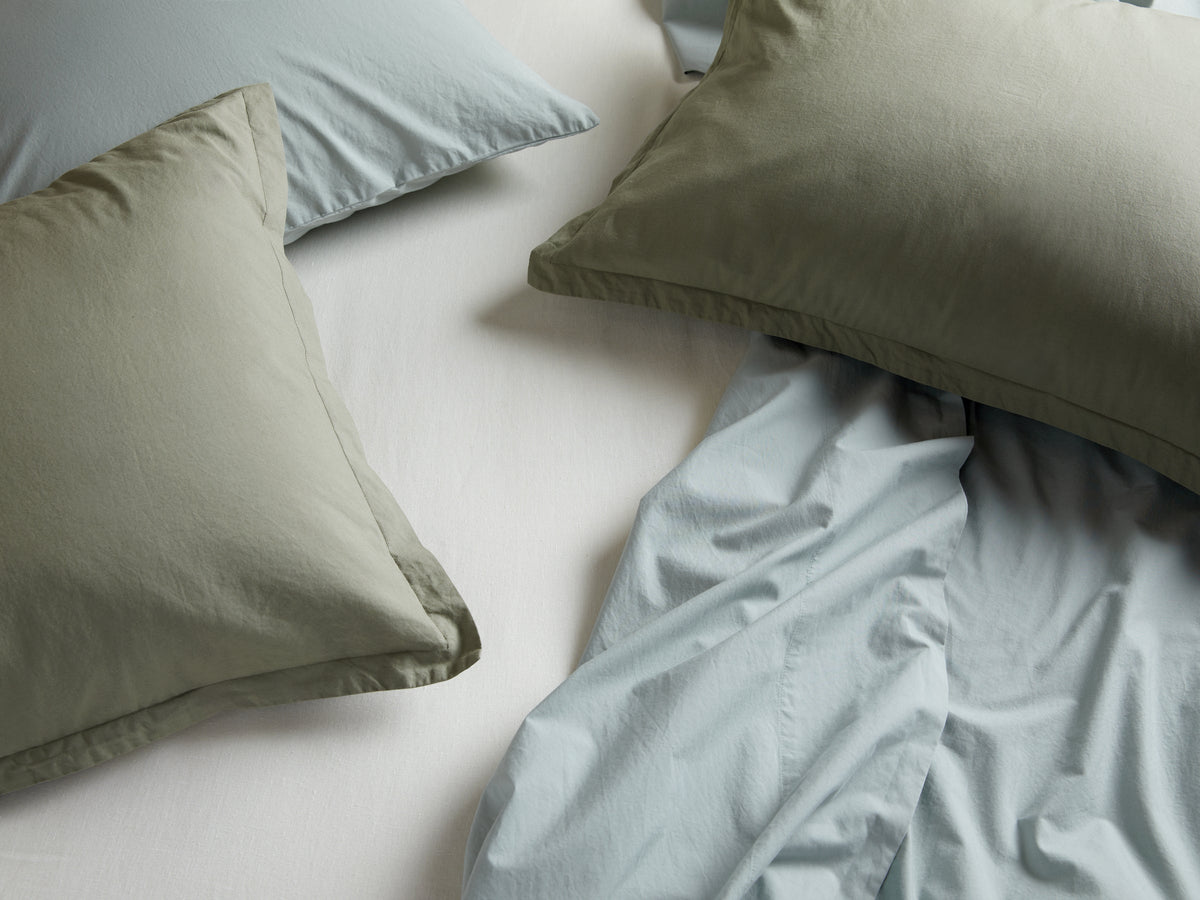 Percale Duvet Cover - FINAL SALE (Spa) - Image 4
