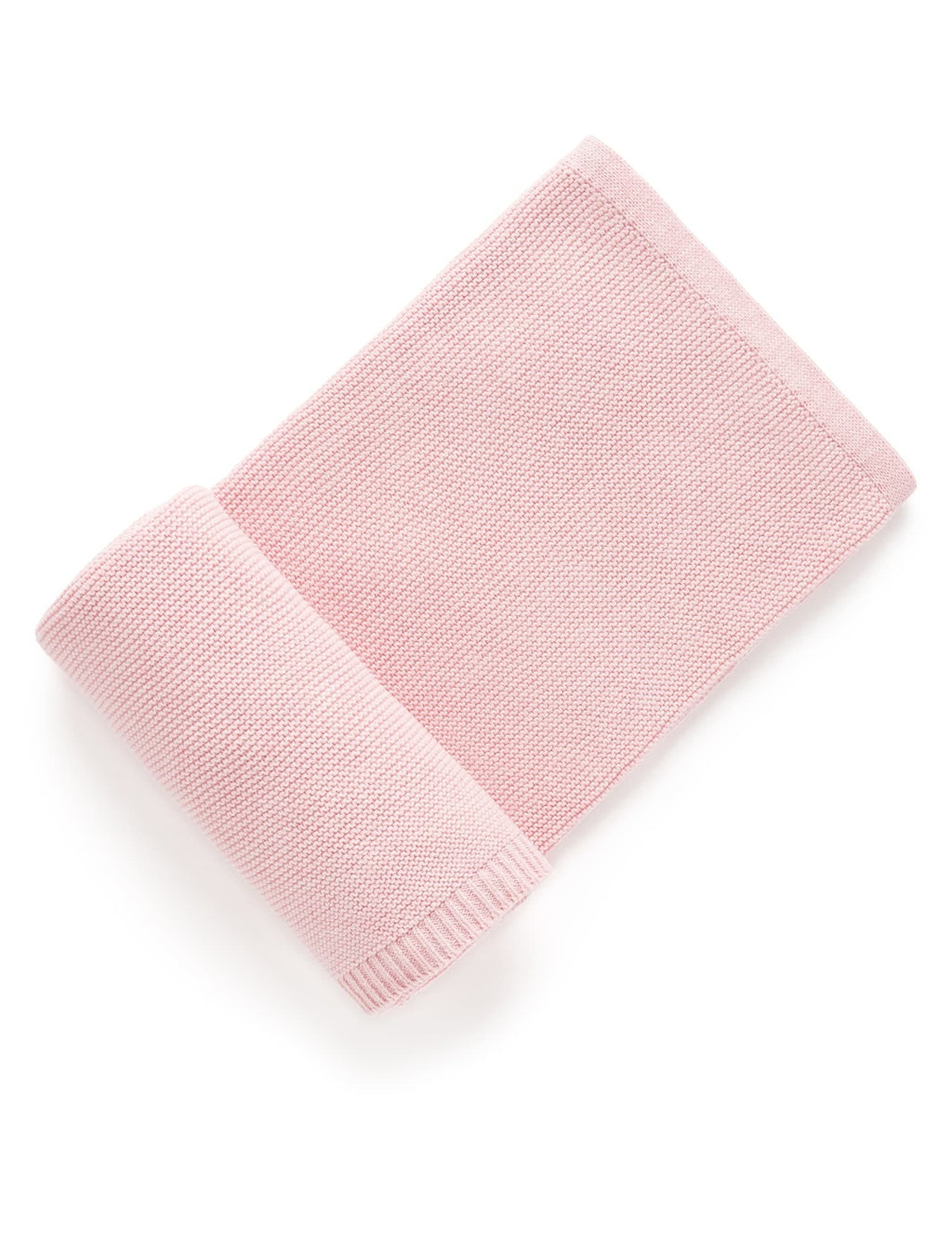 Purebaby Essentials Textured Blanket - Pink Melange