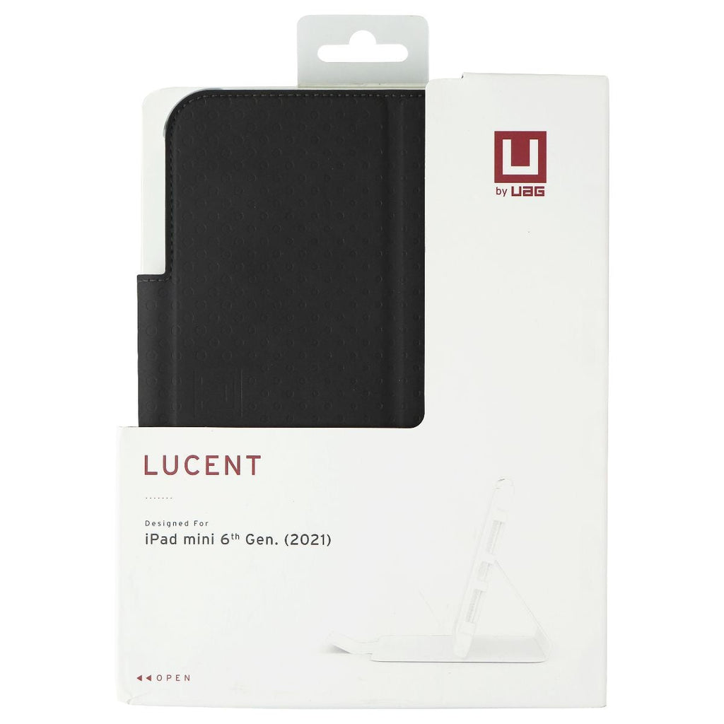 Urban Armor Gear Lucent Hard Folio for Apple iPad mini (6th Gen) - Clear/Black - New - Image 4