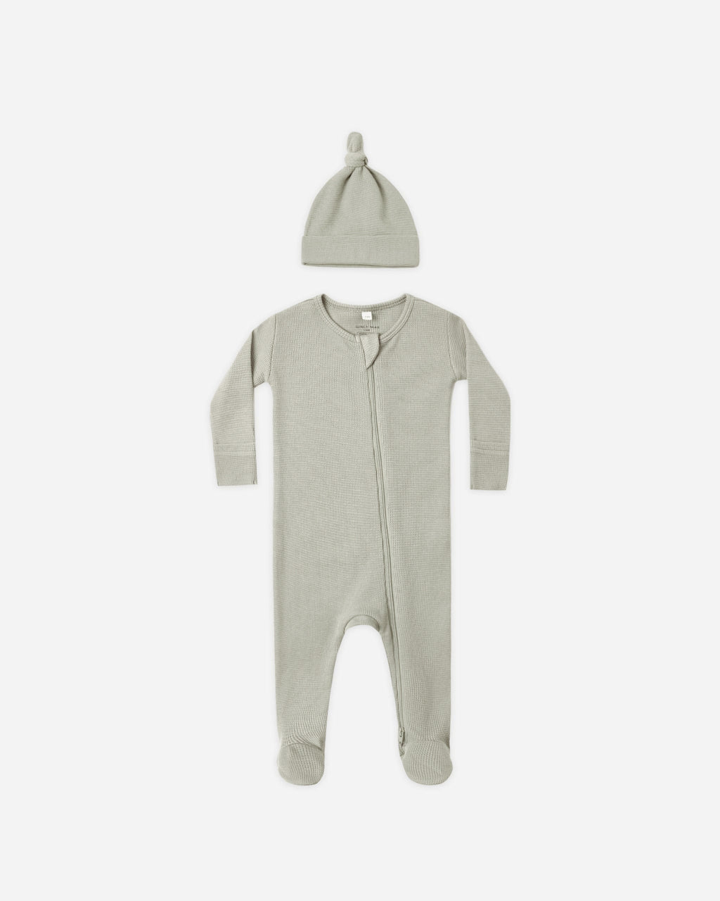 Quincy Mae Waffle Sleep Set - Laurel, 0-3M