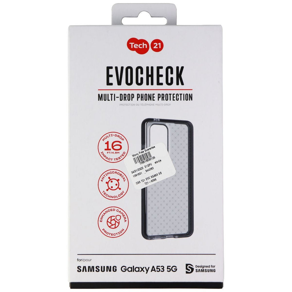 Tech21 Evo Check Series Flexible Gel Case for Samsung Galaxy A53 5G - Black - New - Image 4