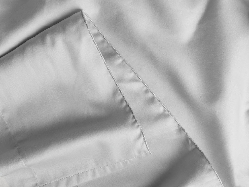 Sateen Fabric Swatch (Light Grey)