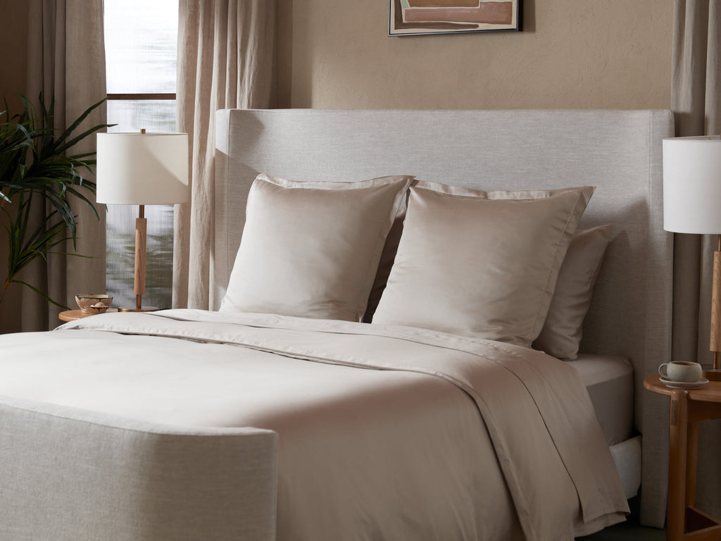 Sateen Euro Sham (Bone) - Image 2