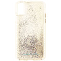 Case-Mate Waterfall Series Liquid Glitter Case for iPhone Xs & X - Clear/Silver - New