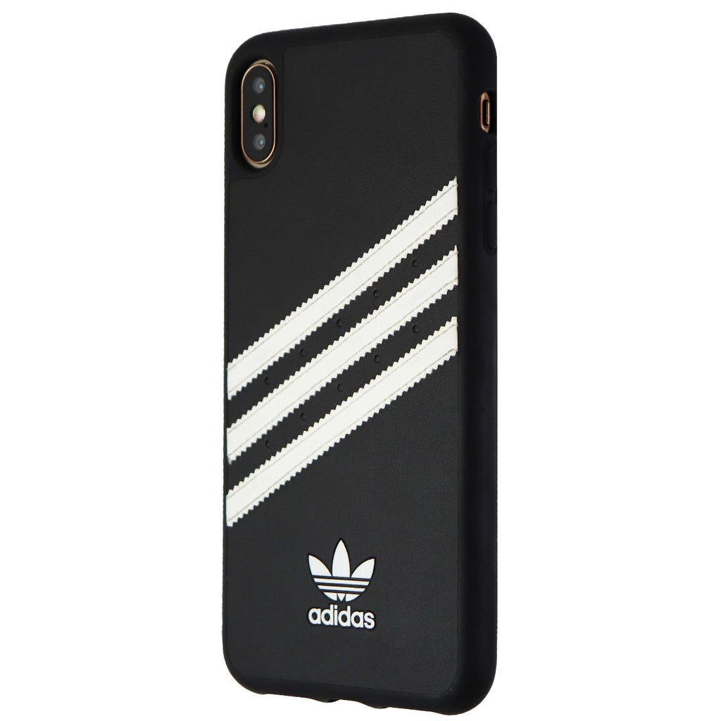 Adidas 3-Stripes Hybrid Case for Apple iPhone Xs Max - Black/White Stripes - New