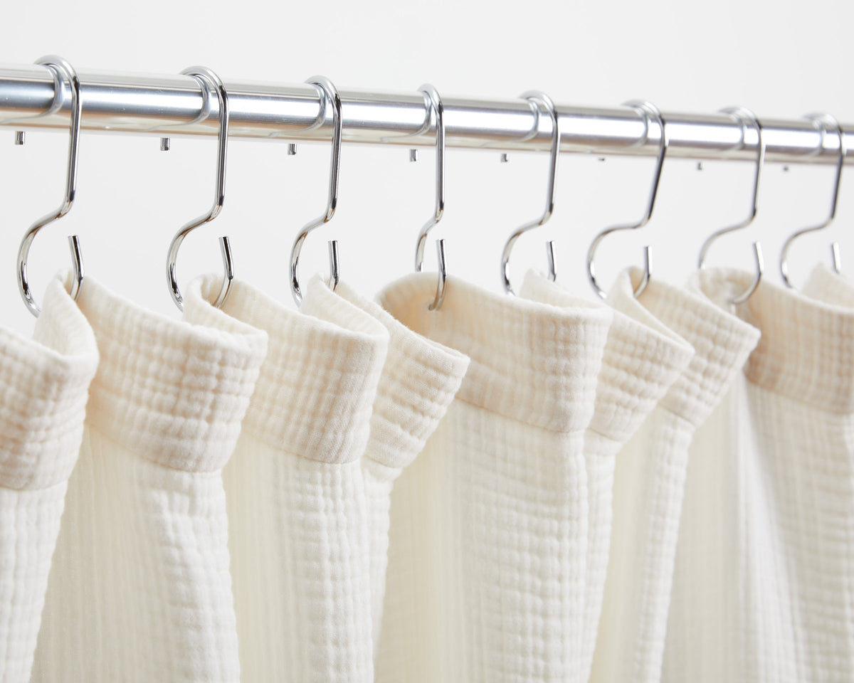 Shower Curtain Hooks (Chrome) - Image 2