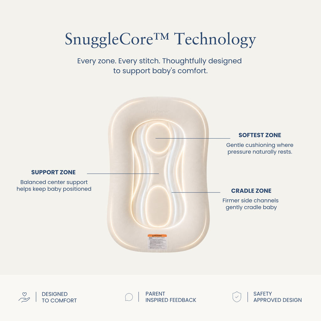 Snuggle Me Infant Lounger Wave - Sky - Image 2