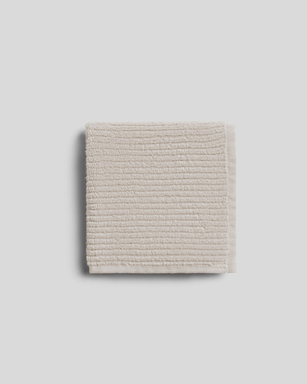 Soft Rib Towels (Bone) - Washcloth